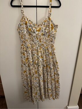 Jcrew floral midi dress